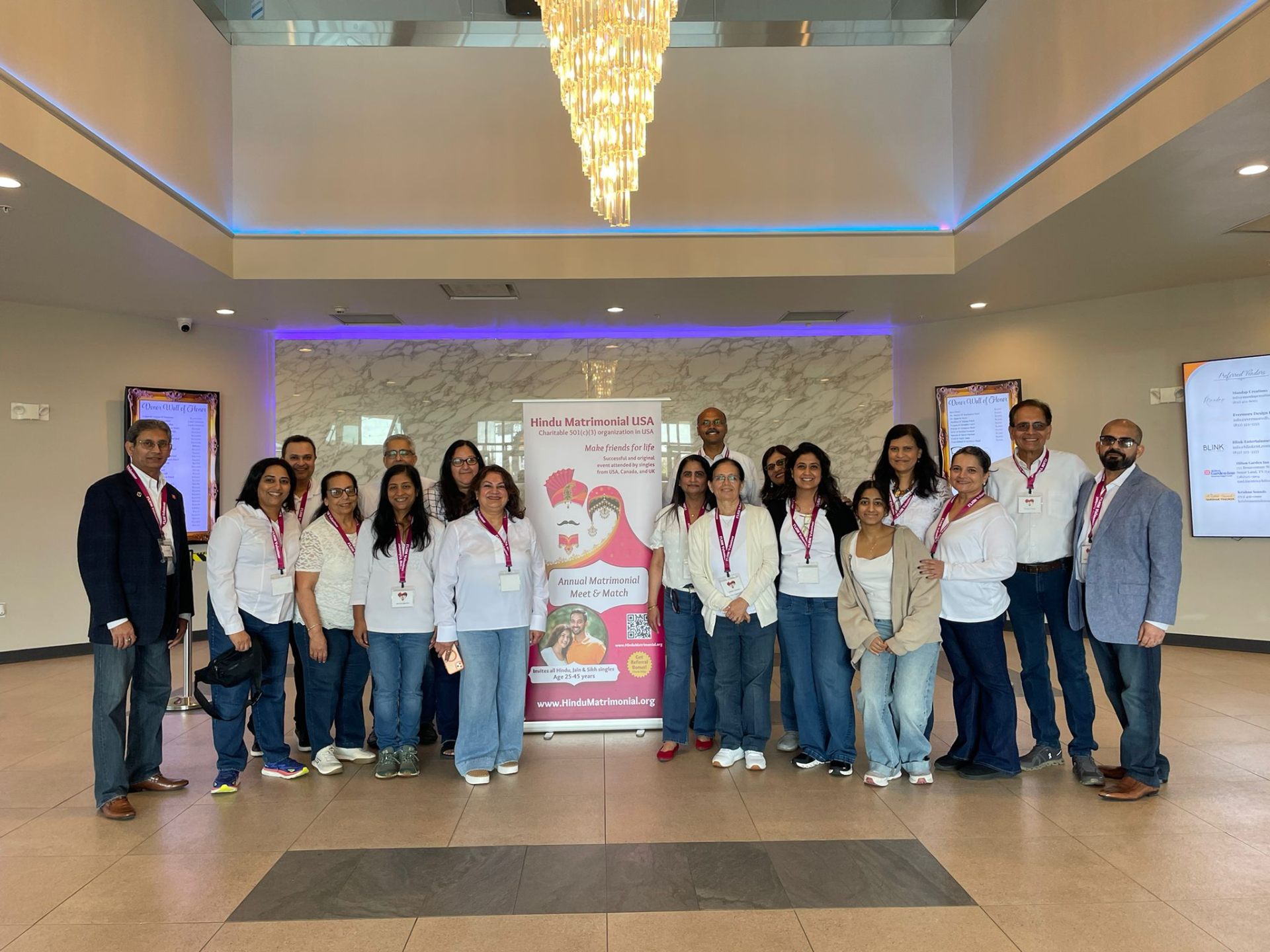 Hindu Matrimonial USA Houston team at successful matrimonial event